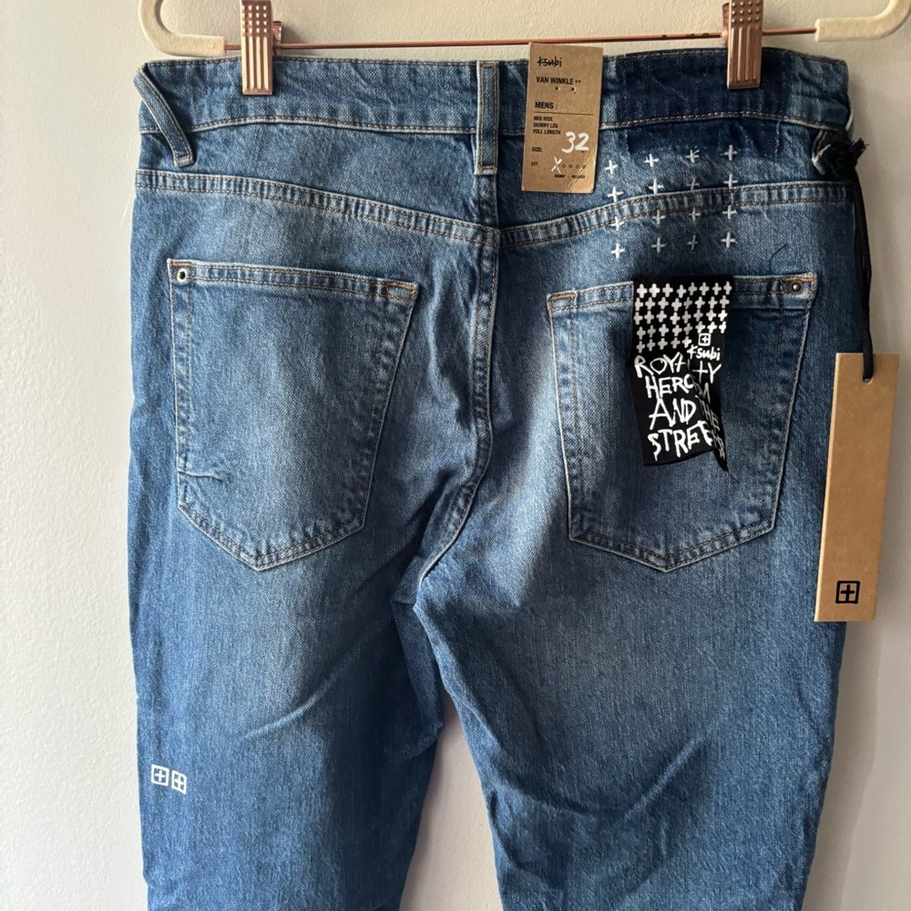 Ksubi Van Winkle Blazed Trashed Skinny Jeans Size‎ 32 New - Picture 5 of 9